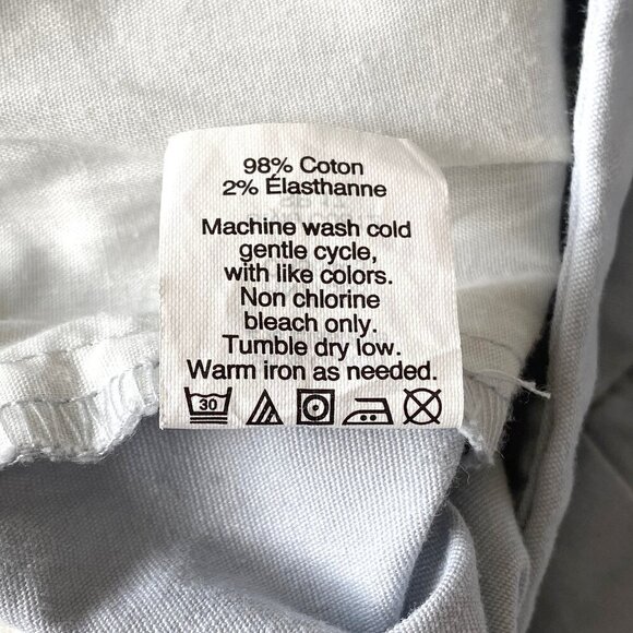 J.Crew Womens Frankie Chino Shorts 9" Size 2 Stretch Cotton Gray - Picture 6 of 10